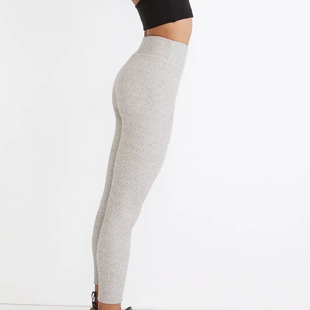 NWT Madewell high waisted ribbed leggings L/Xl - Picture 3 of 5